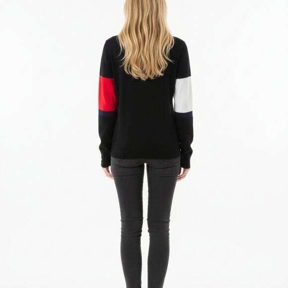 Tommy Hilfiger Color Block Turtleneck Sweater Size M - Picture 3 of 3